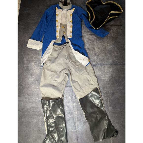 Founding Father Boys Size S Colonial Patriot Halloween Costume Revolutionary - Picture 5 of 16